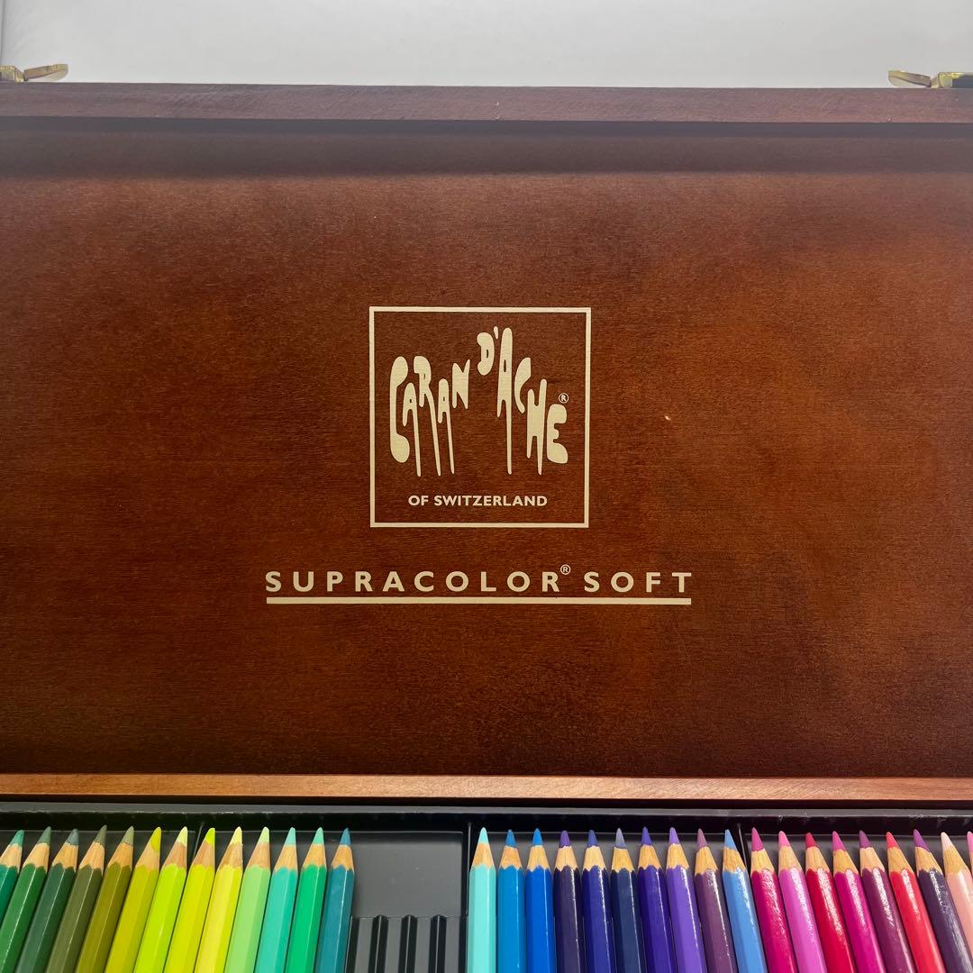 カランダッシュ　スプラカラーソフト　水溶性色鉛筆セット　80色木箱セット