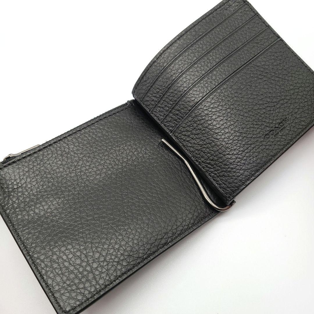 COACH マネークリップ 新品 ブラック 新作 お札入れ 小銭入れ 限定品