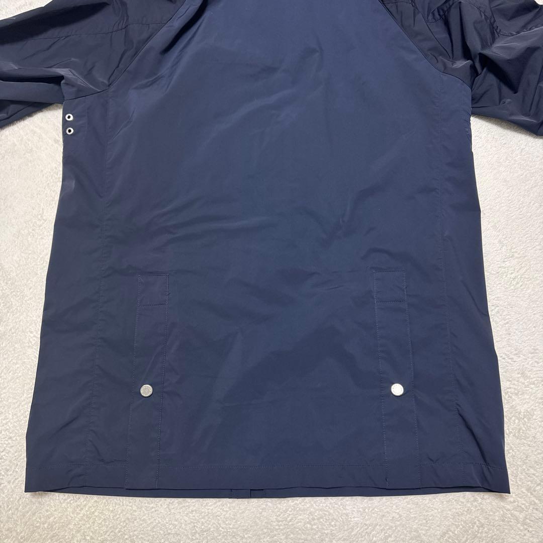 美品 マッキントッシュロンドン マウンテンパーカー 42 ネイビー 撥水 ジップ
