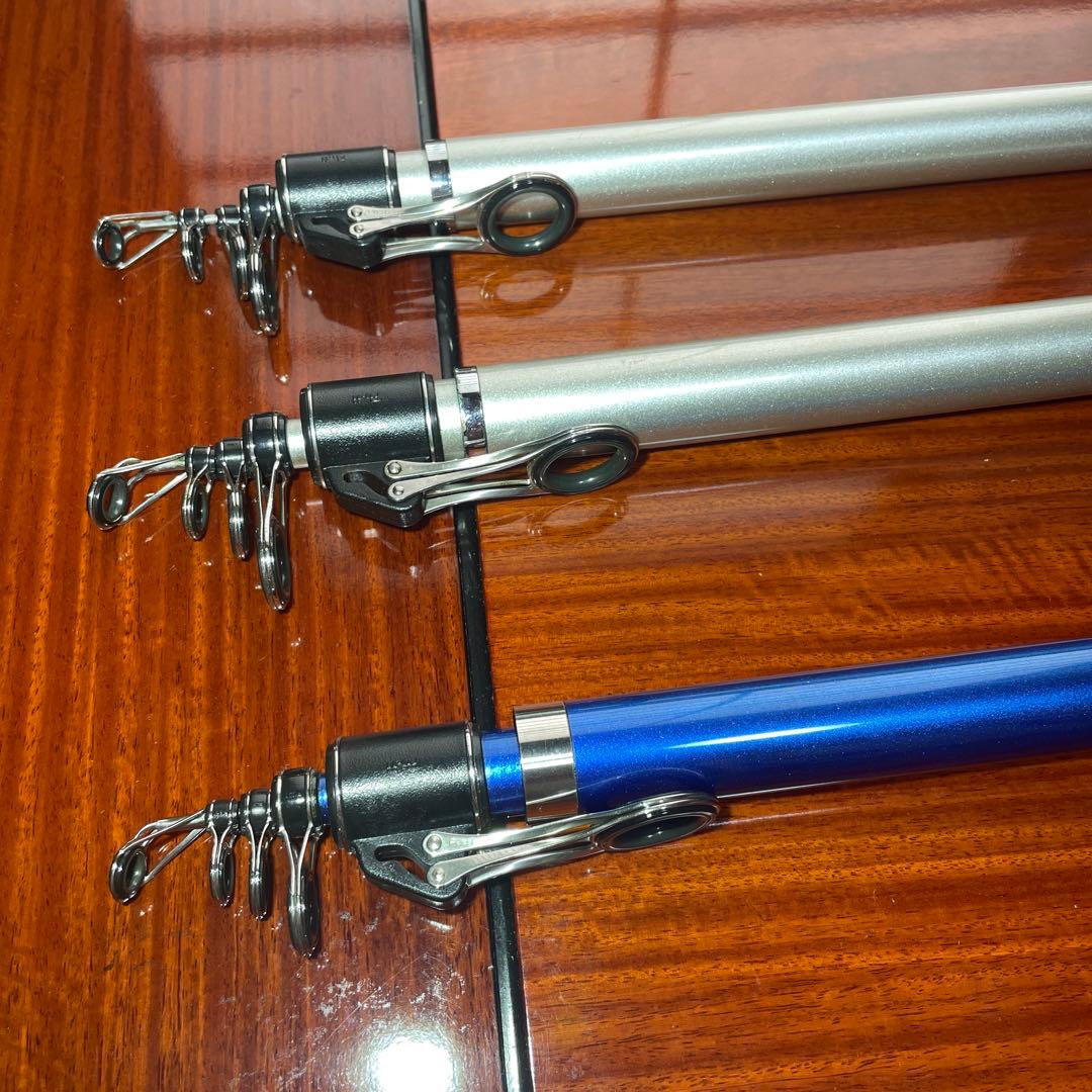 シマノ ダイワ 投げ竿 三本セット