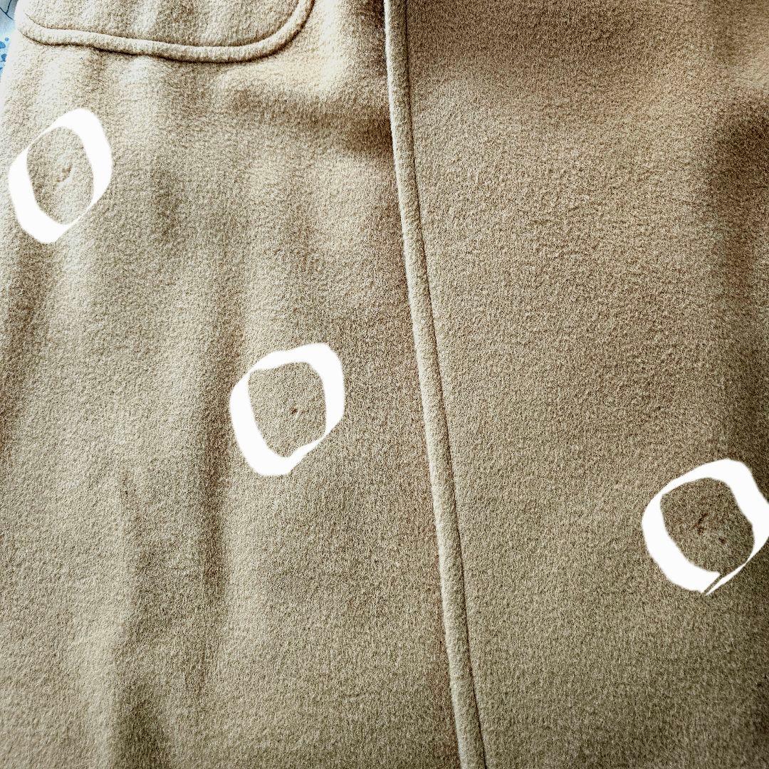 ブルックスブラザーズ イタリア製 キャメル ダブルブレスト コート50　傷有