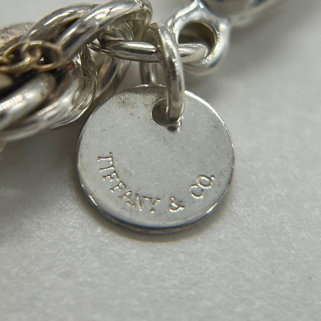 ティファニー TIFFANY&CO ツイストロープチェーンブレスレット コンビ