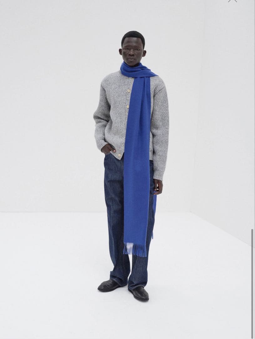 AURALEE BABY CASHMERE LONG STOLE ブラック