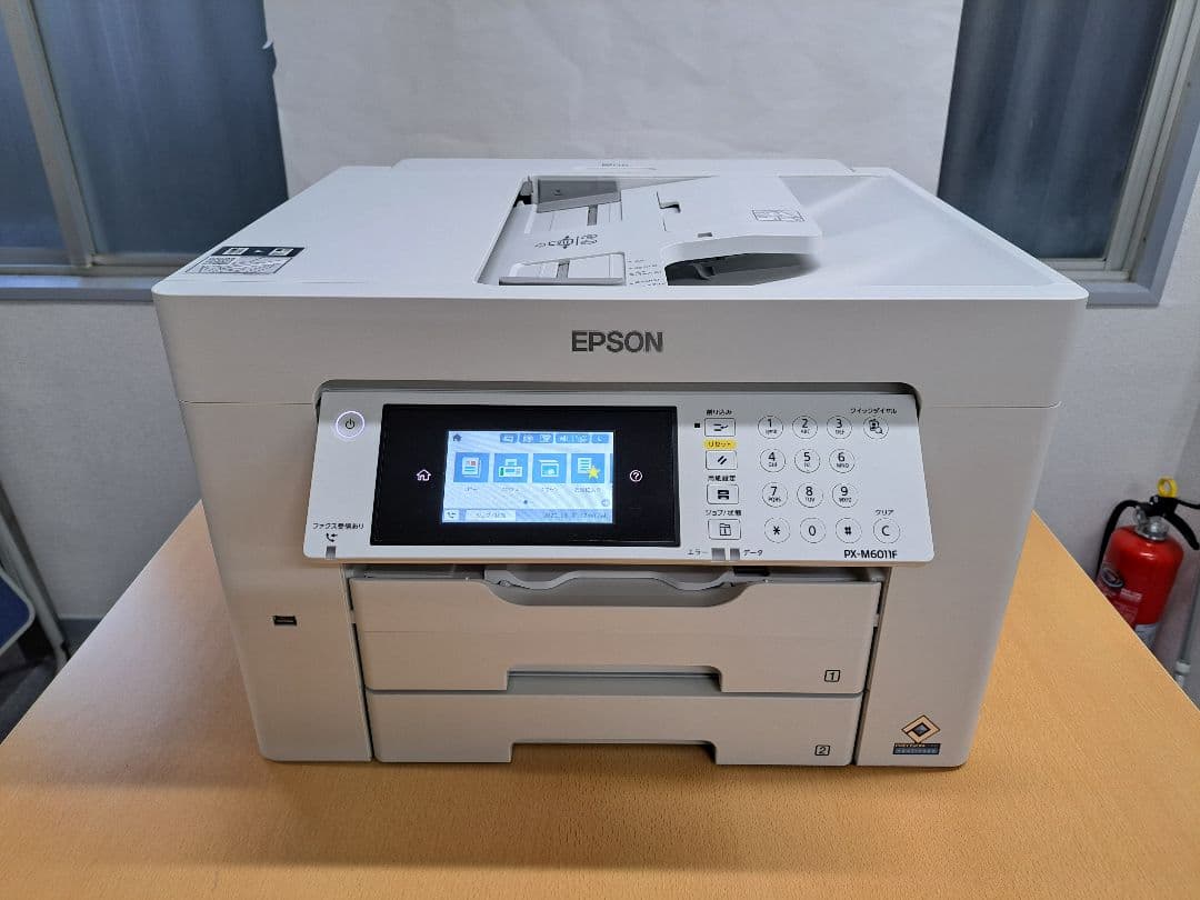 新品同様 総印刷732枚 EPSON A3 カラー PX-M6011F FAX付