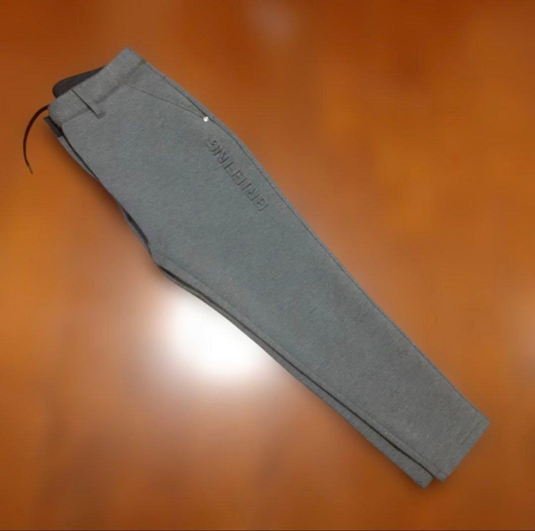 新品BRITHING レディース スリムフィット　3Dロゴスエットパンツ S