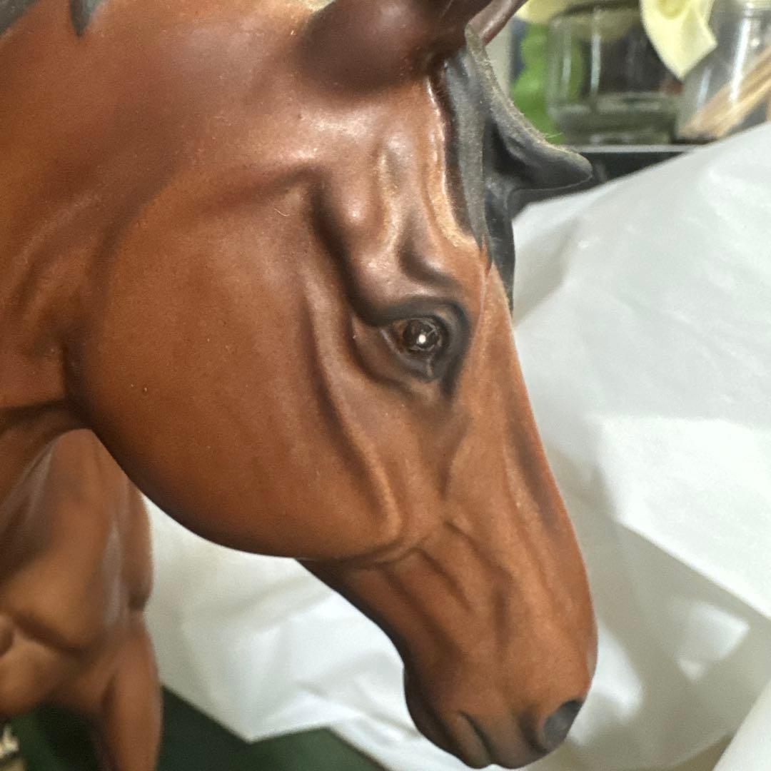 ☆馬・高級置物【ロイヤルドルトン・焼き物】訳あり☆