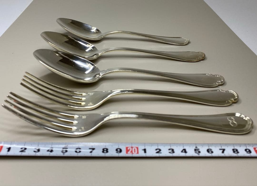 クリストフルカトラリー5点　415g トヒコ　東さ7-0406②