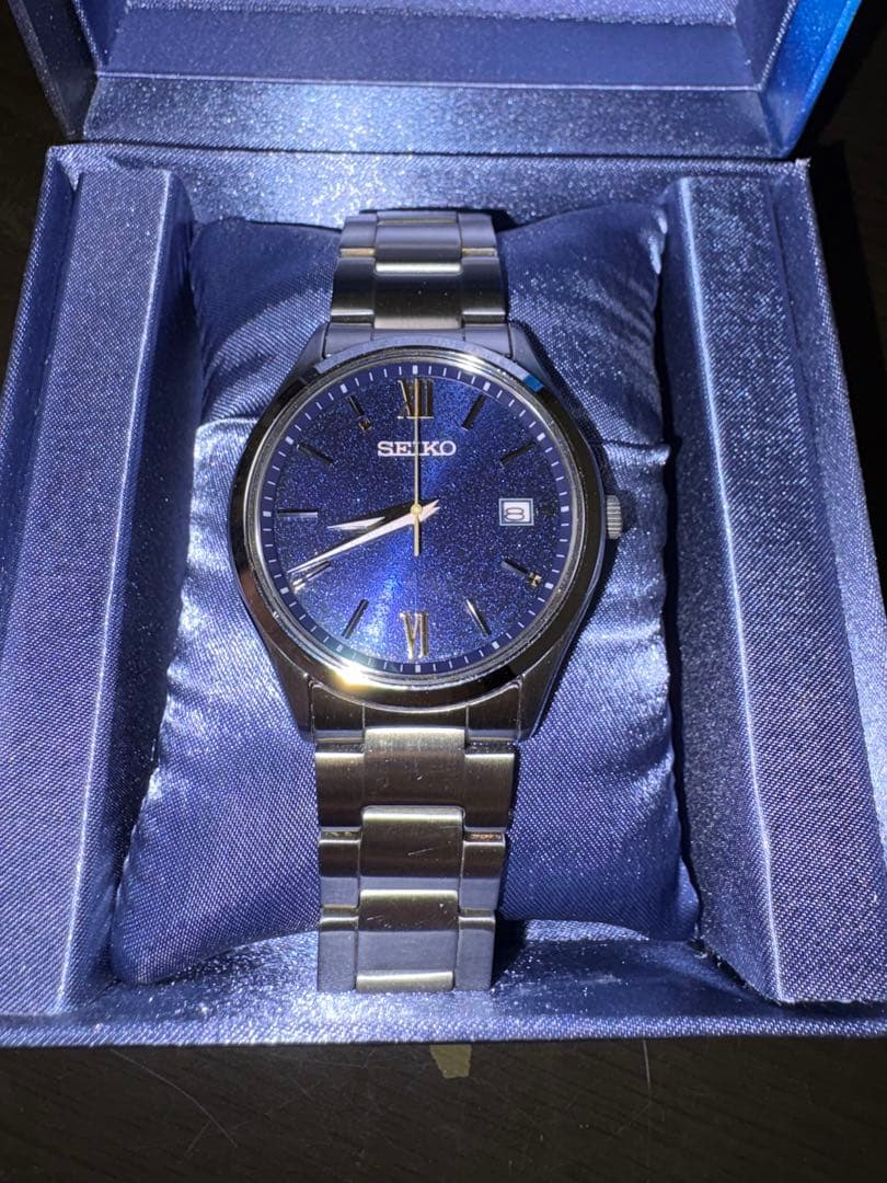 あ*夏様 セイコー【SBPX151】エターナルブルー ソーラー腕時計 mocha
