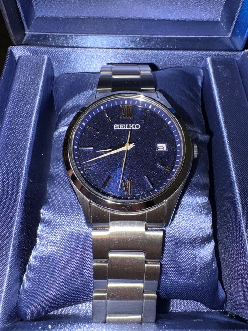 あ*夏様 セイコー【SBPX151】エターナルブルー ソーラー腕時計 mocha