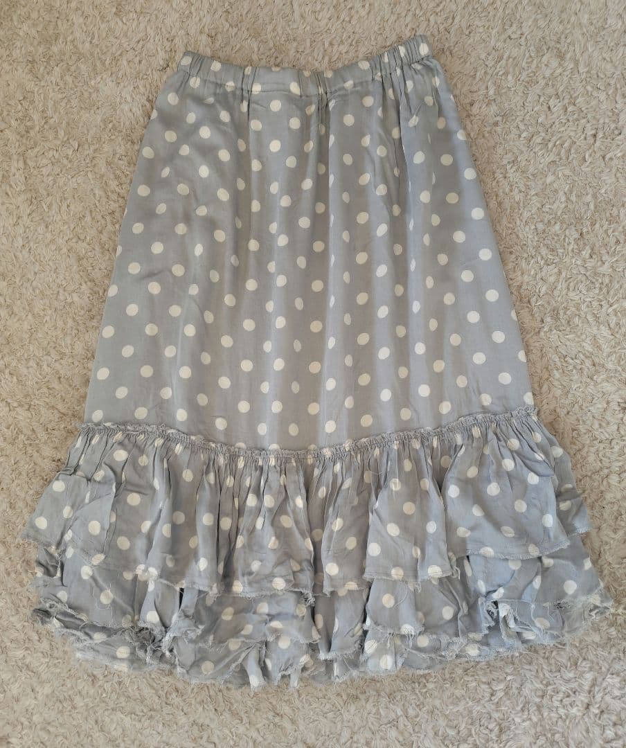 【人気】トリココムデギャルソン　ドットスカート　フリー　雑誌掲載品　水玉