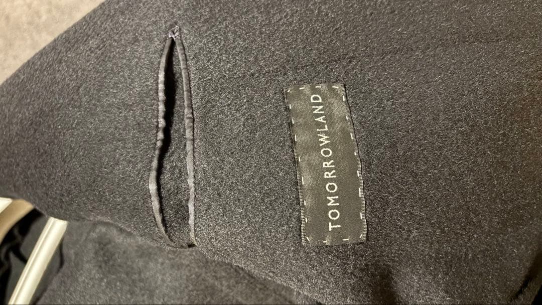 TOMORROW LAND チェスターコート キャメル