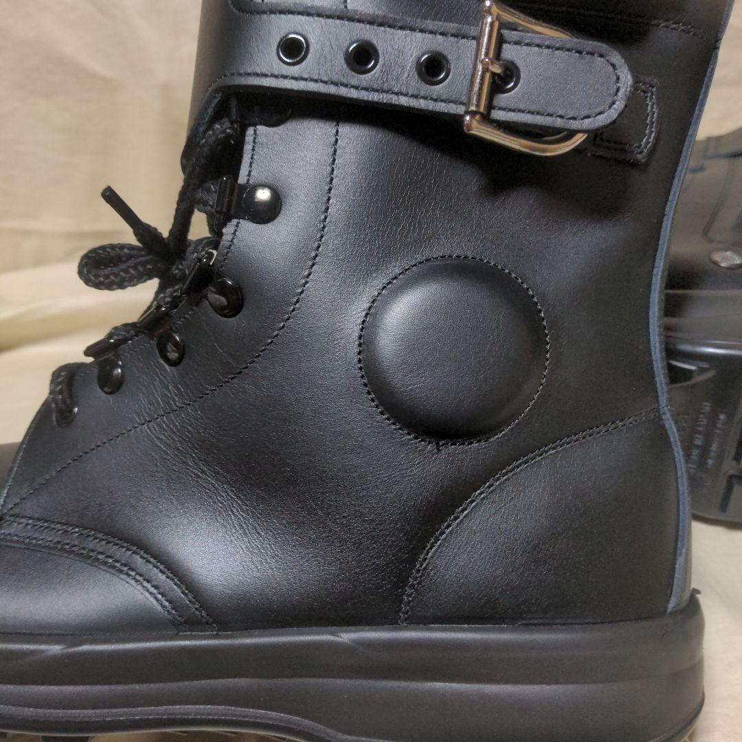 シモン製　警官　警備靴 出動靴 　半長靴　個人装備　新品未使用　通気孔　26.5