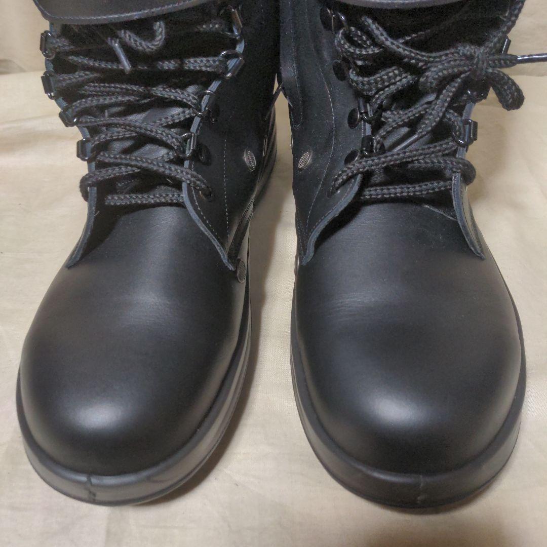 シモン製　警官　警備靴 出動靴 　半長靴　個人装備　新品未使用　通気孔　26.5
