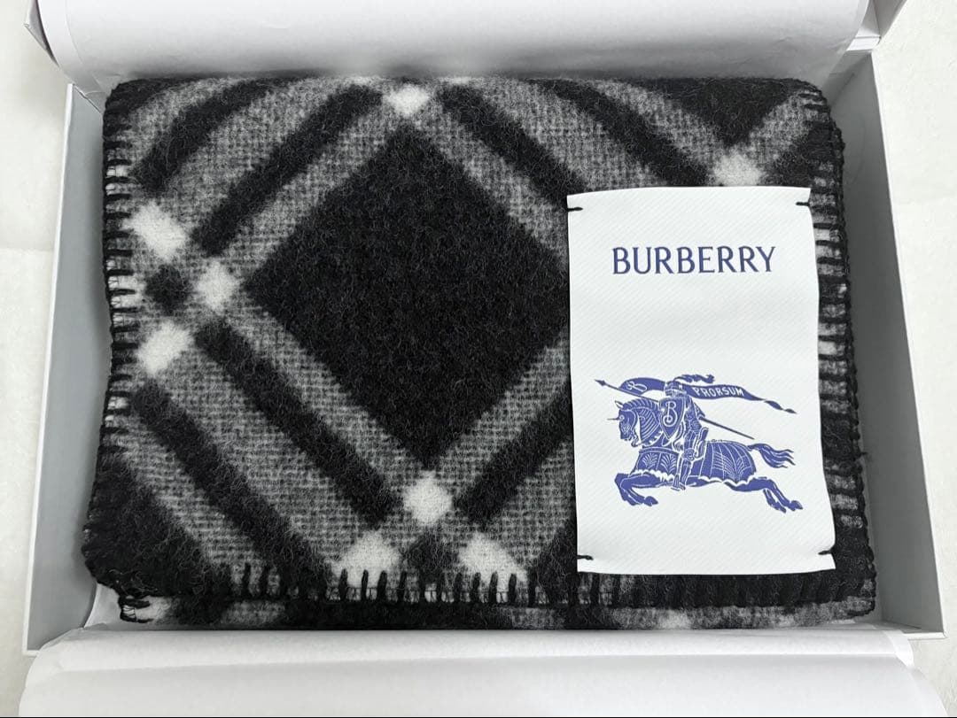 BURBERRY チェック ウールマフラー