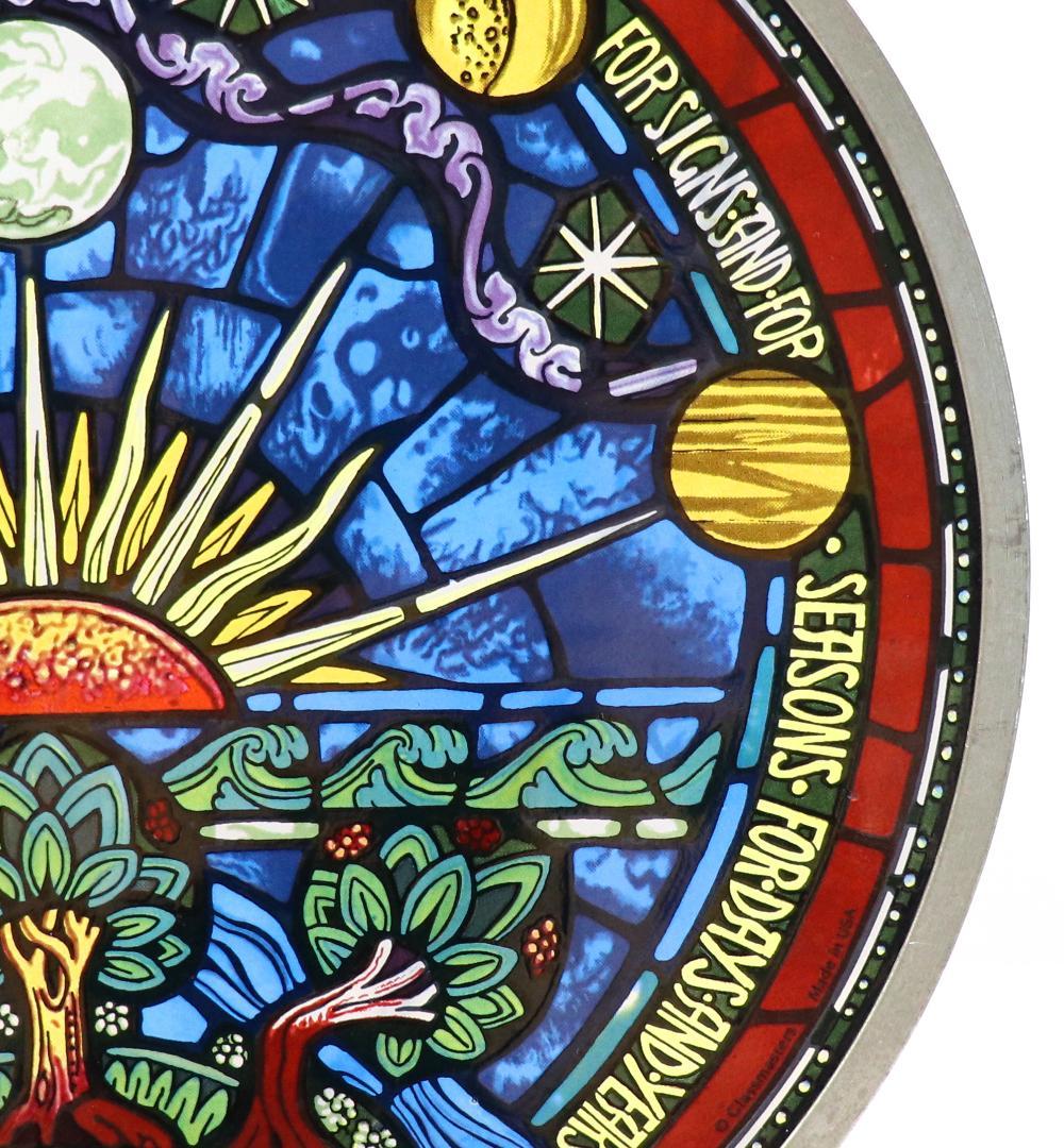 創世記/天地創造 セント・ジョン大聖堂 ヴィンテージ ステンドグラス 旧約聖書