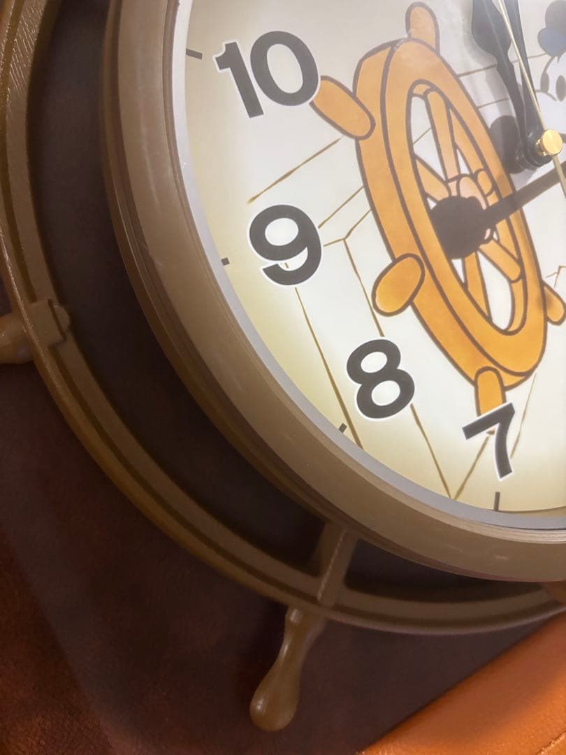 SEIKO Disney ミッキーマウス 蒸気船ウィリー 掛け時計 電波時計