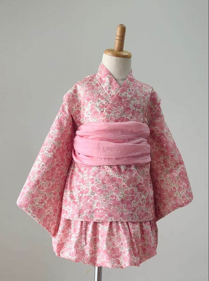 詩愛-shion-No.YU2508キッズ可愛いセパレート浴衣ドレスセット