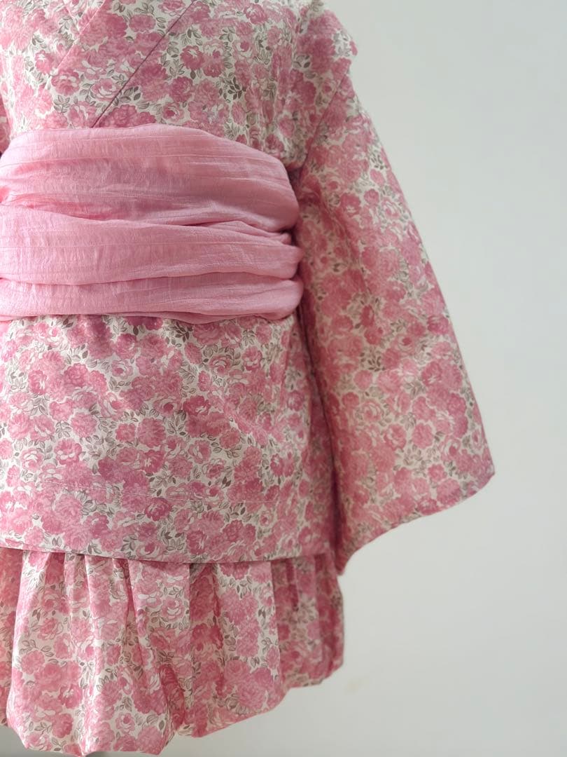 詩愛-shion-No.YU2508キッズ可愛いセパレート浴衣ドレスセット