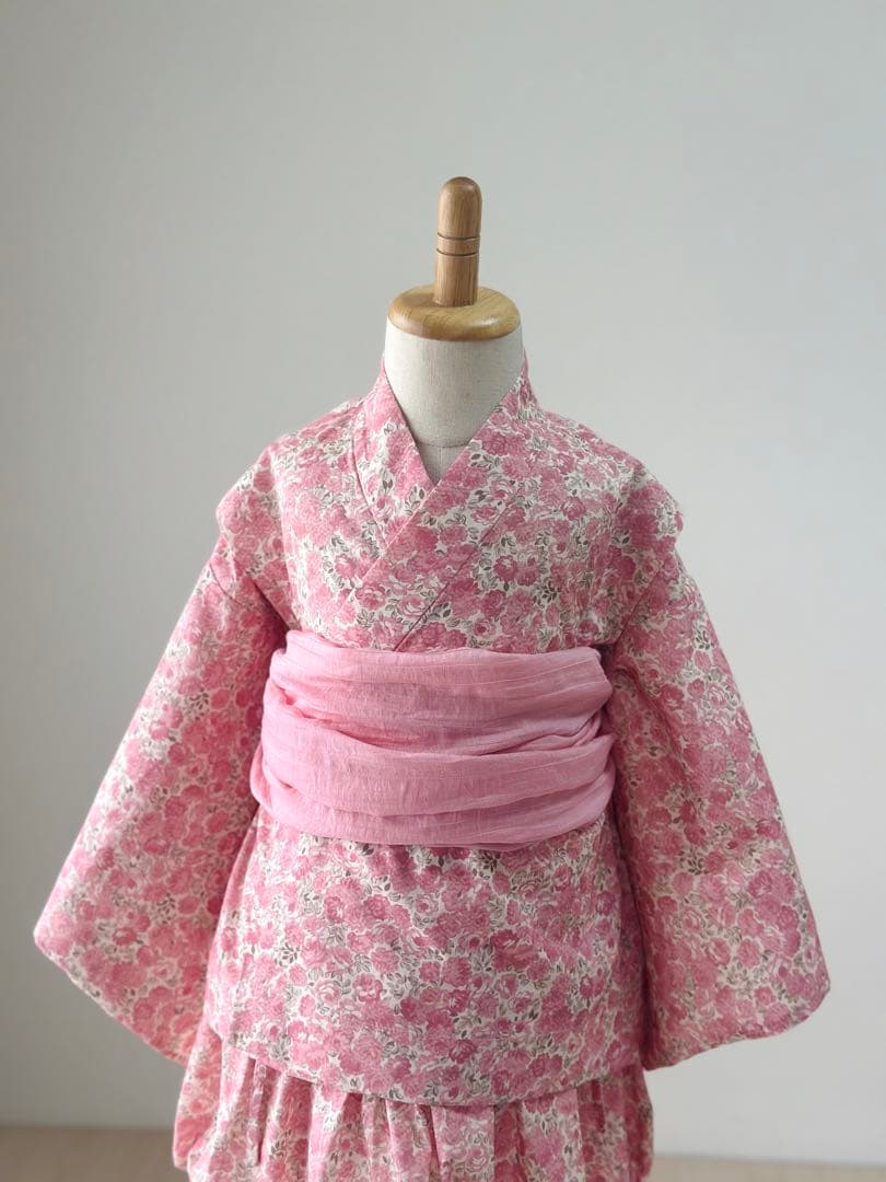 詩愛-shion-No.YU2508キッズ可愛いセパレート浴衣ドレスセット