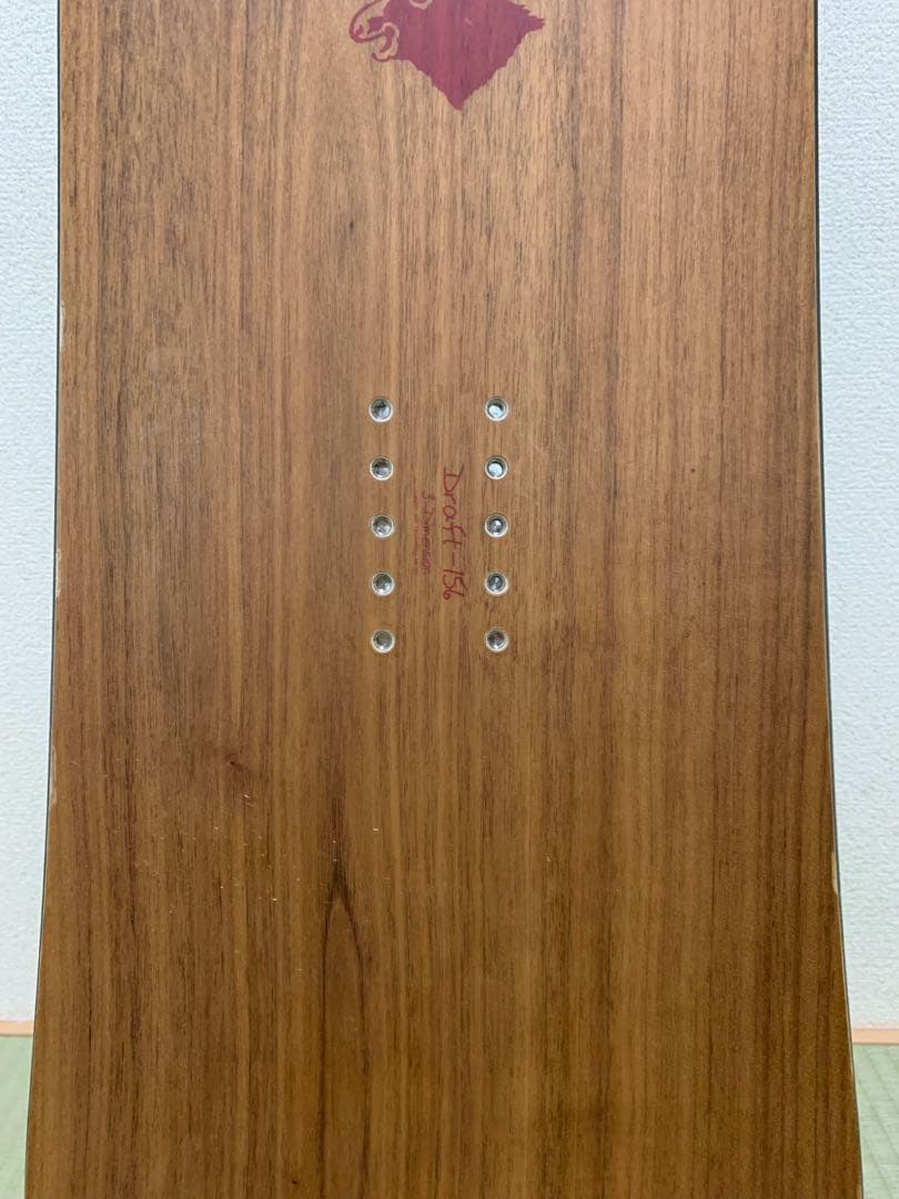 TJbrand draft15-16モデル 156 スノーボード ソールカバー付