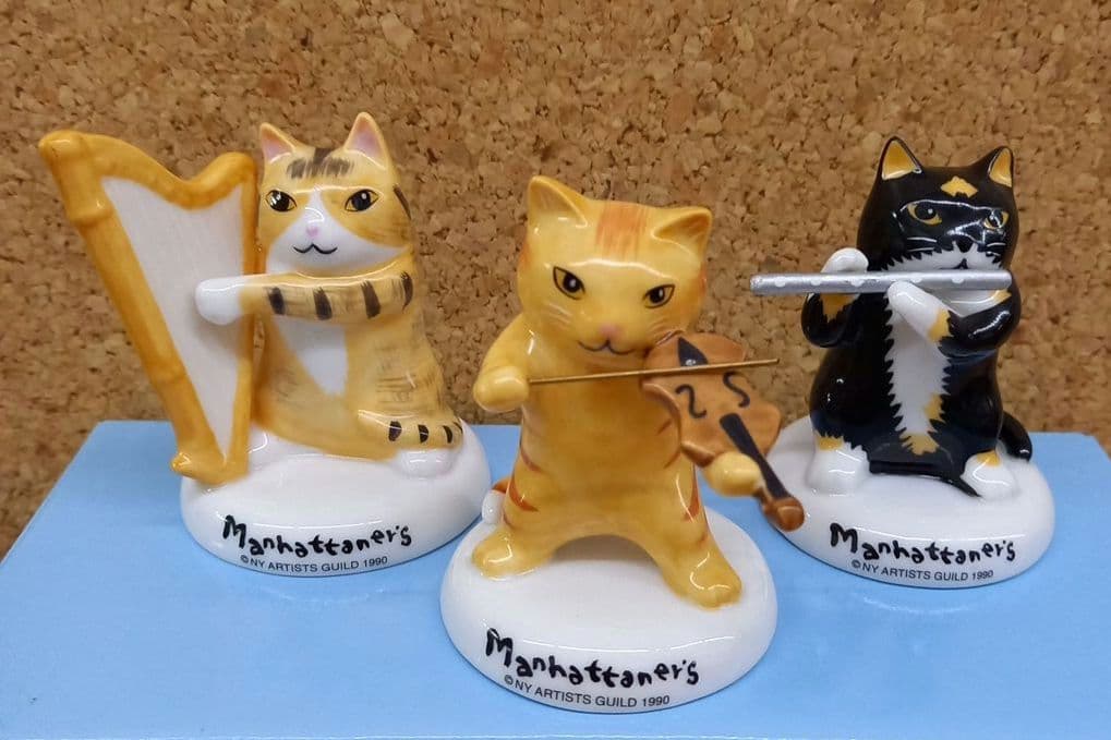 マンハッタナーズ　音楽隊　ハープ・バイオリン・フルート　Bセット