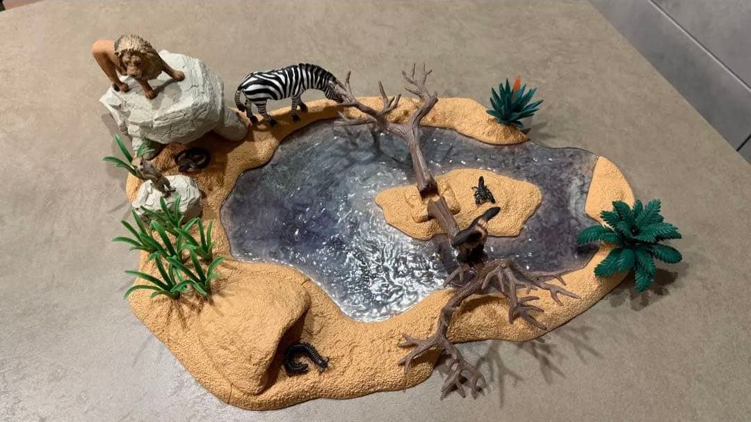 子*ᐟ様 シュライヒ 動物達の水飲み場セット