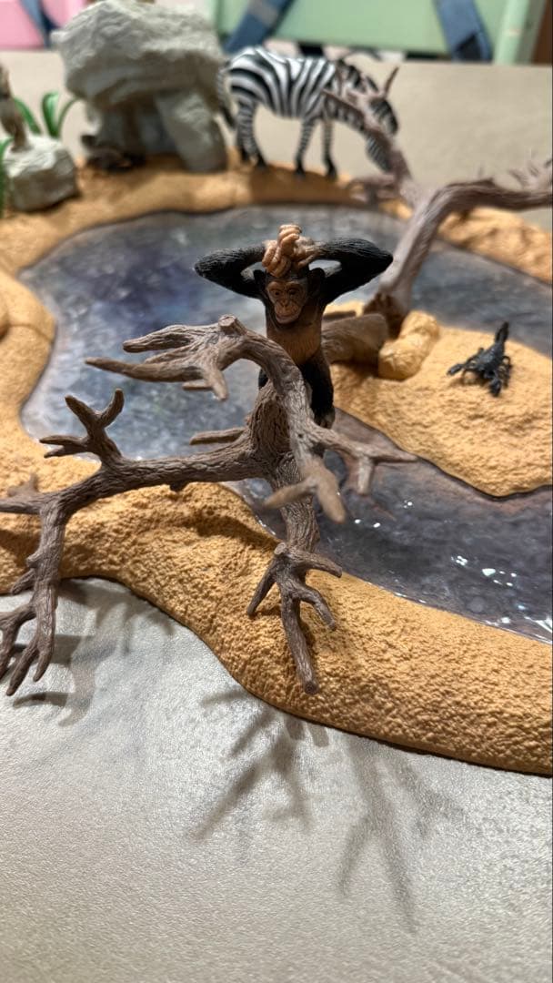 子*ᐟ様 シュライヒ 動物達の水飲み場セット