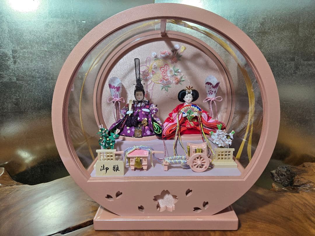 【一点限り】雛人形 ケース飾り　K6