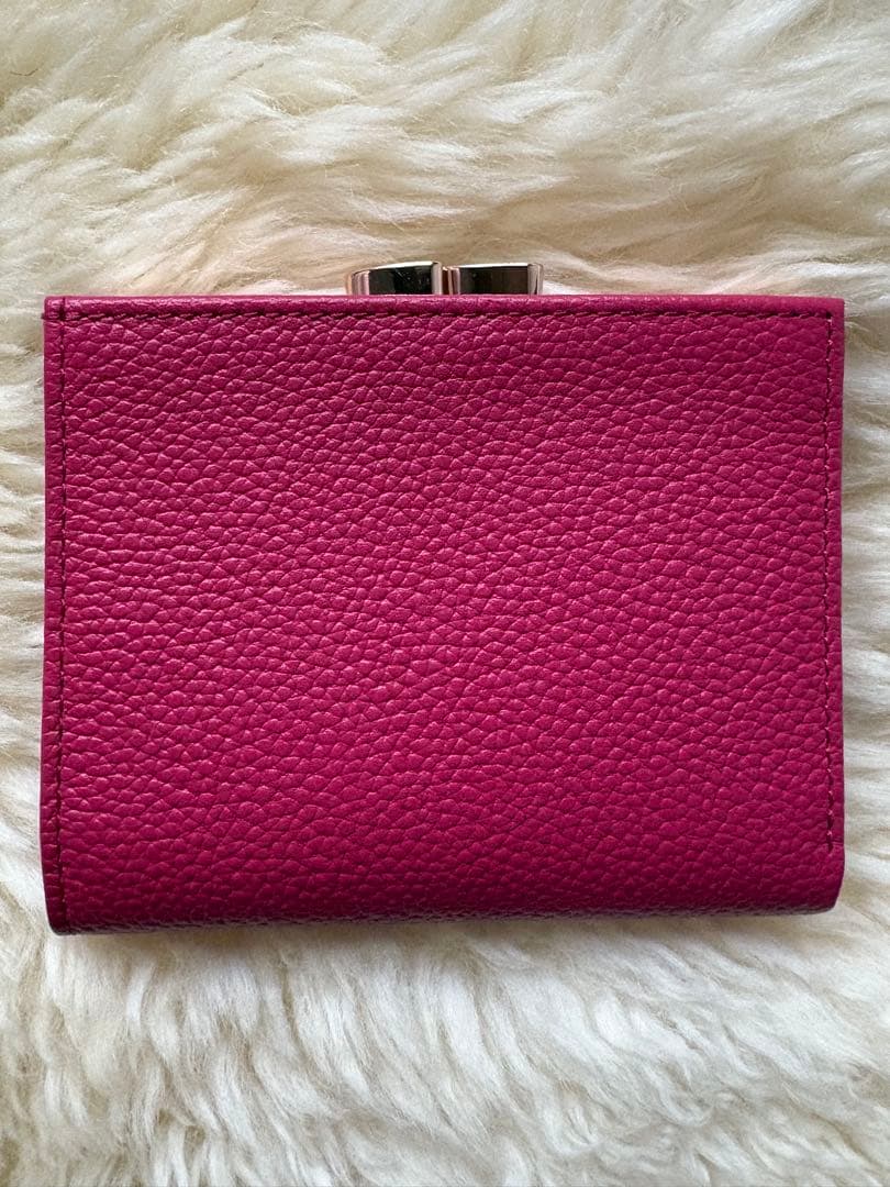 M yday 【皇居限定・がま口財布　新品未使用】ローズピンク　本革