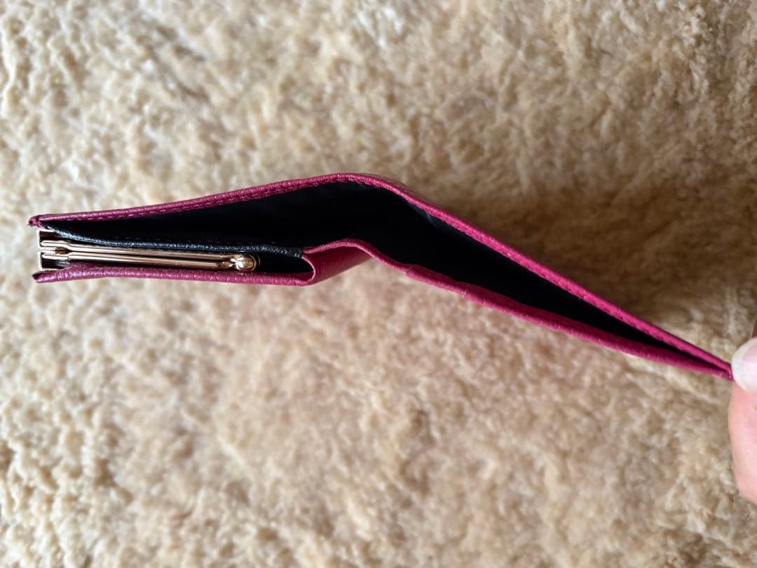 M yday 【皇居限定・がま口財布　新品未使用】ローズピンク　本革