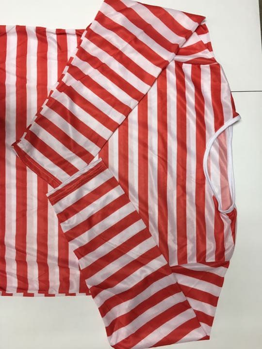 囚人服 赤 10着セット ハロウィン レッド 帽子 囚人シール付 囚人