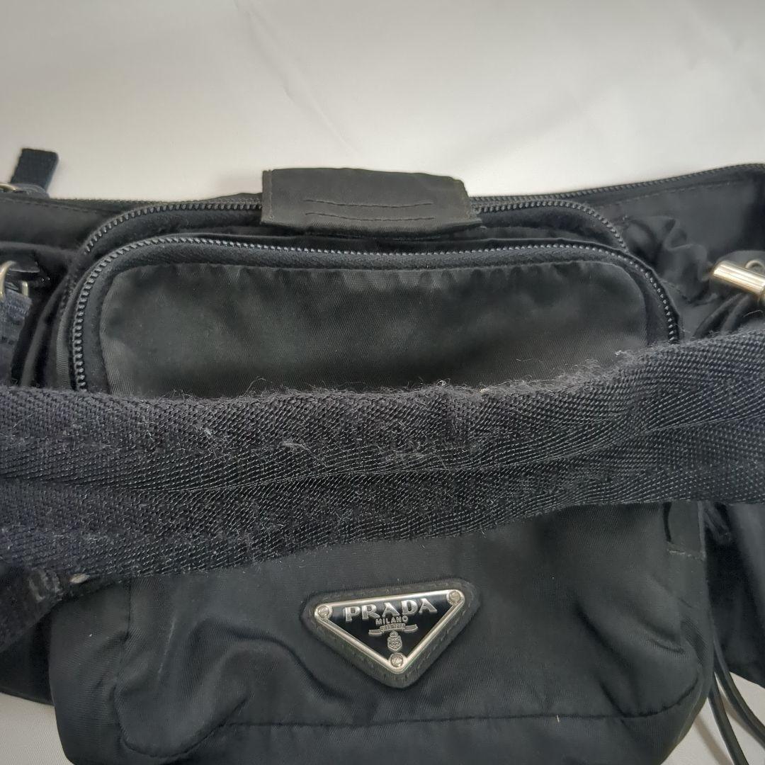 PRADA ボディバッグ ブラック★ジャンク品