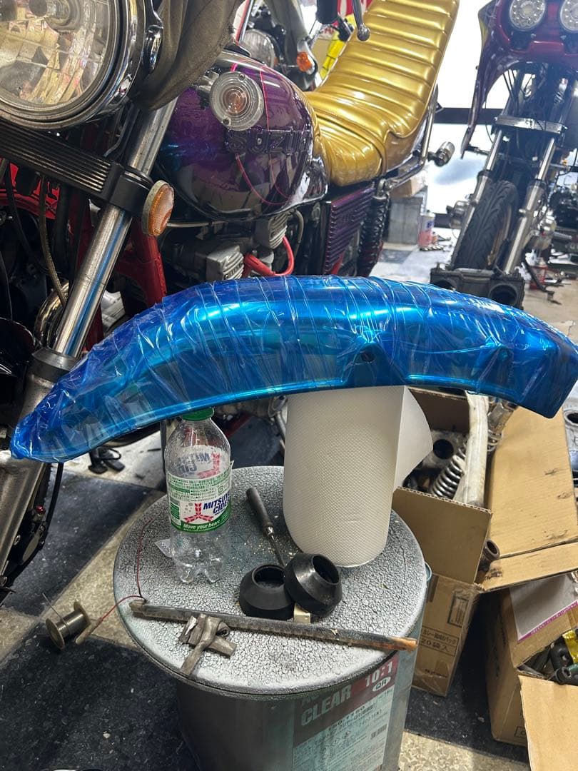 GS400LGSX400LリアフェンダーGS400