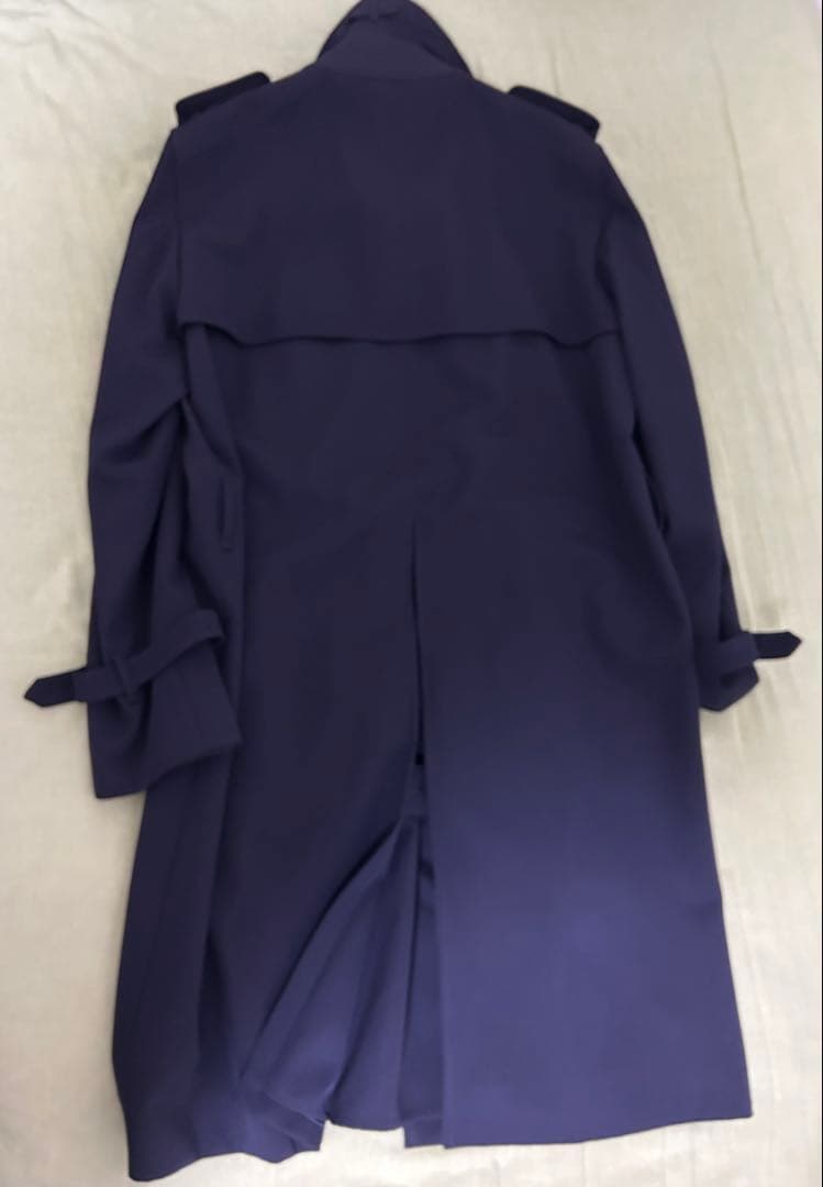 Aquascutum トレンチコート ネイビー　アクアスキュータム　メンズ