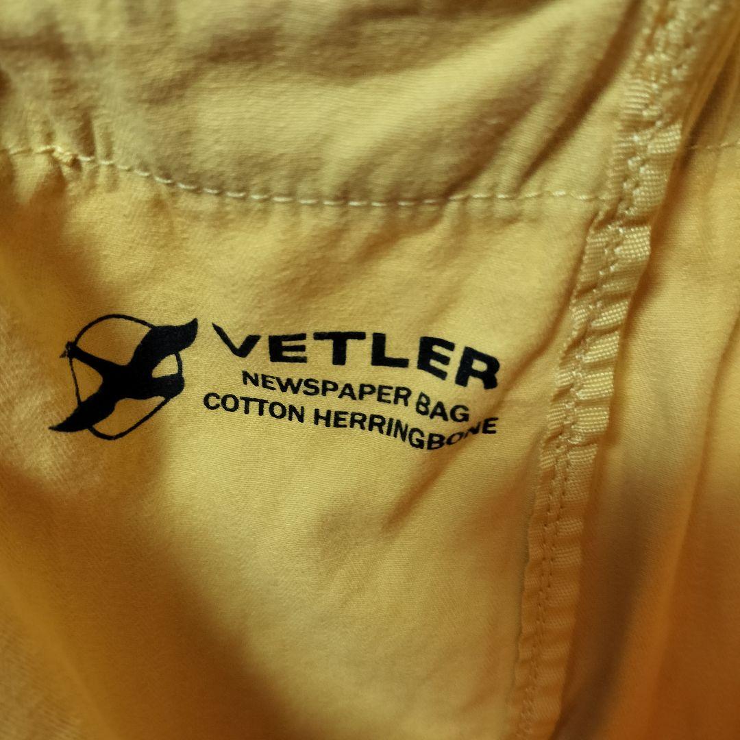VELTLER ニュースペーパーバッグ ショルダー マスタード 鞄 カバン