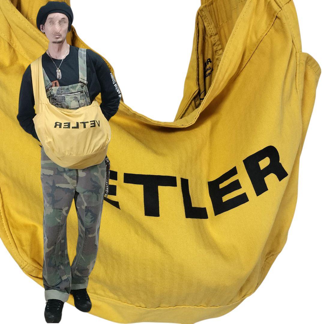 VELTLER ニュースペーパーバッグ ショルダー マスタード 鞄 カバン