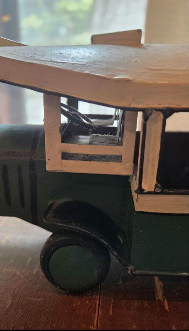 LUMIERE 緑色路面電車モデル型模型 /ヴィンテージフランス