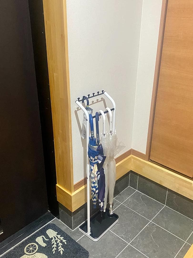 ☆傘を立てずに掛けて収納　傘立て　フック