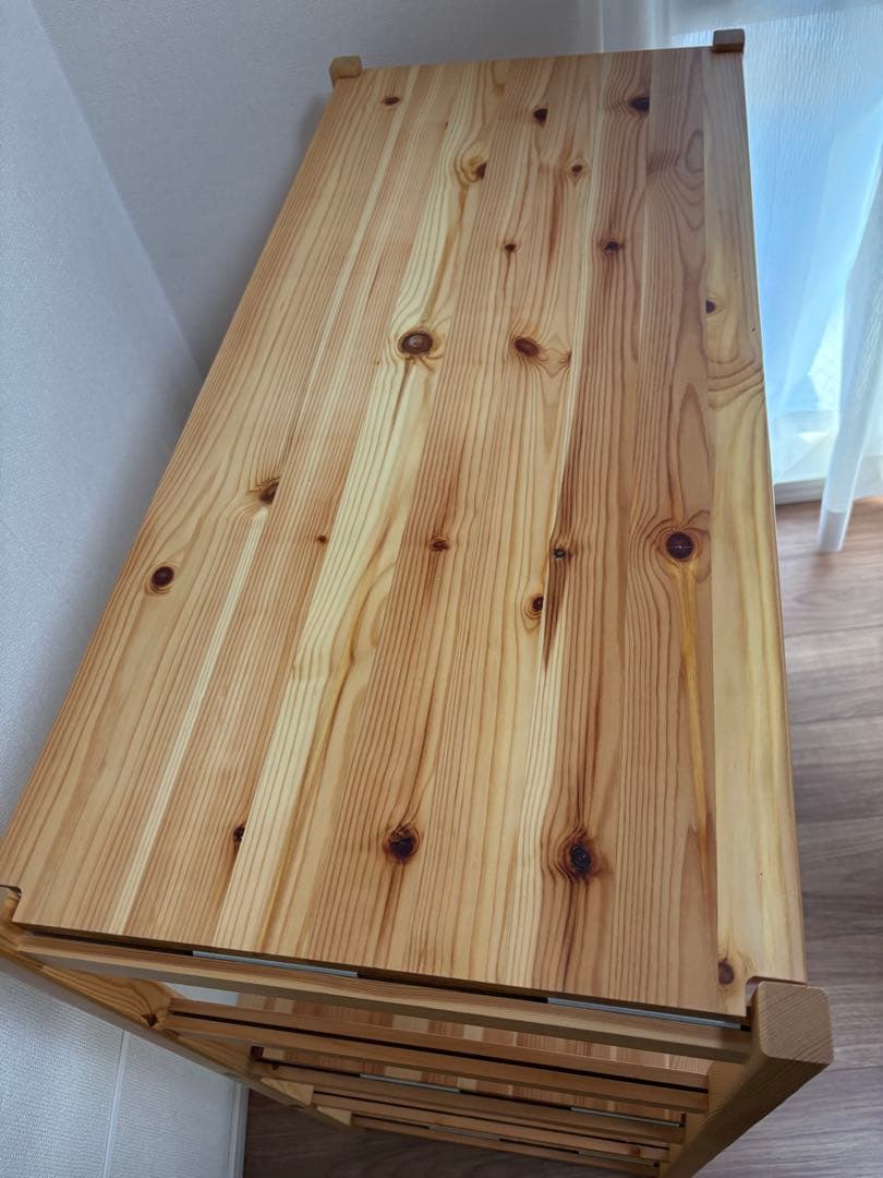 無印良品　パイン材ユニットシェルフ　中　幅86×奥行39×高さ83cm