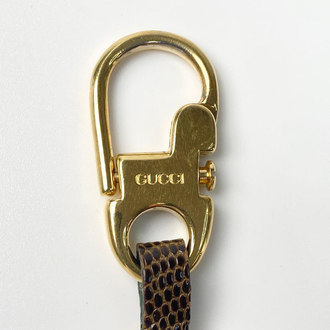 グッチ GUCCI パイソン キーホルダー チャーム