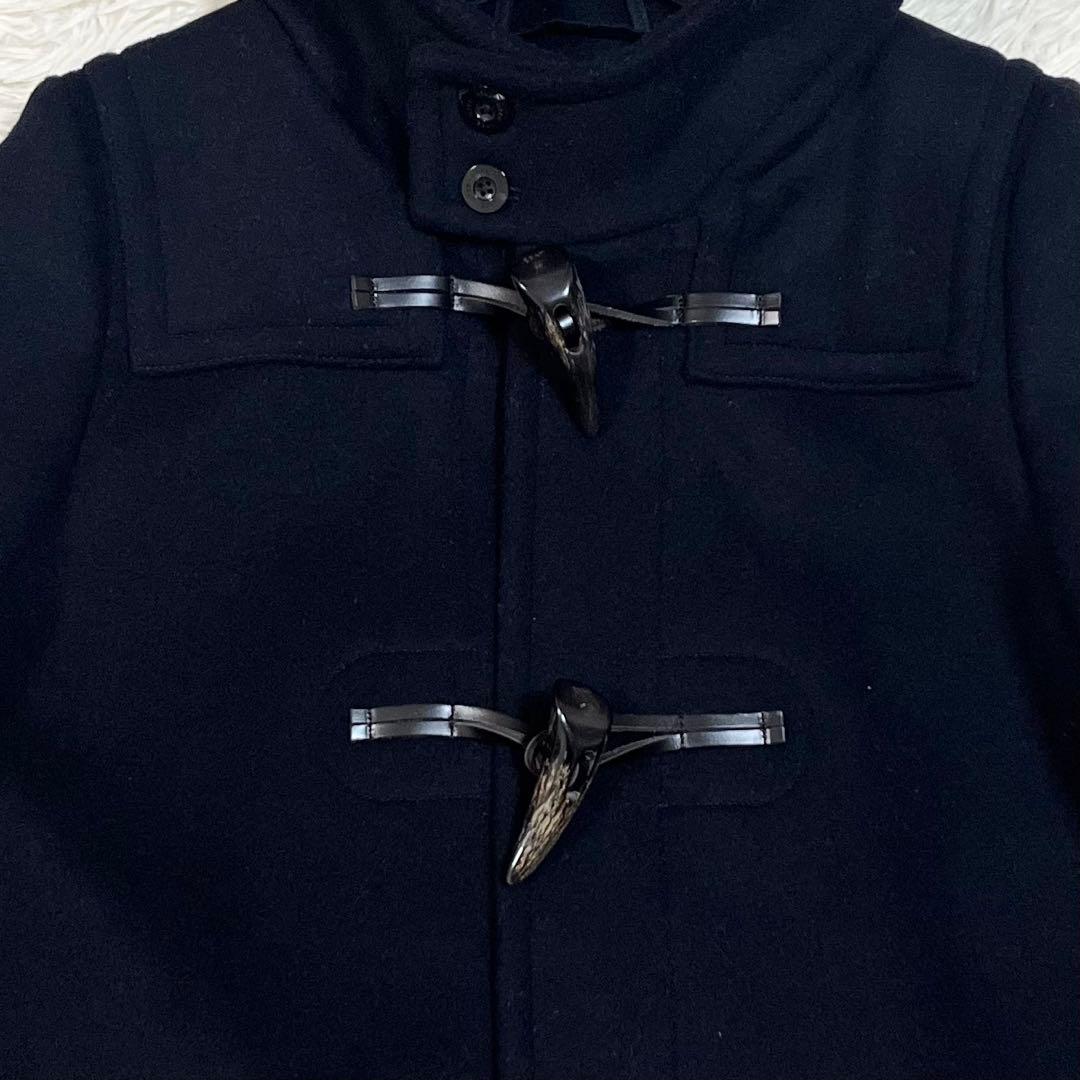 美品✨ HYKE　ハイク　名品ダッフル コート　黒トグル　大きいサイズ　サイズ3