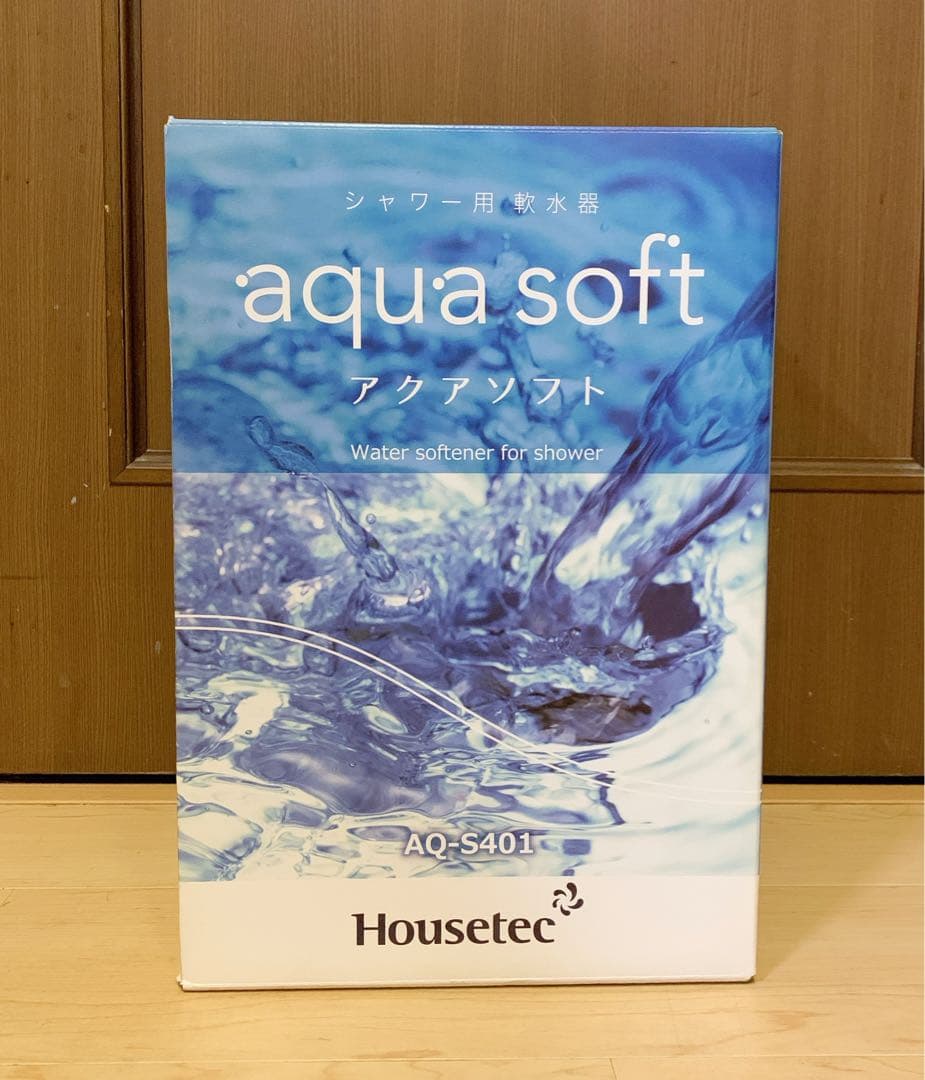値下【未使用品】ハウステック　シャワー用軟水器 「アクアソフト」　AQ-S401