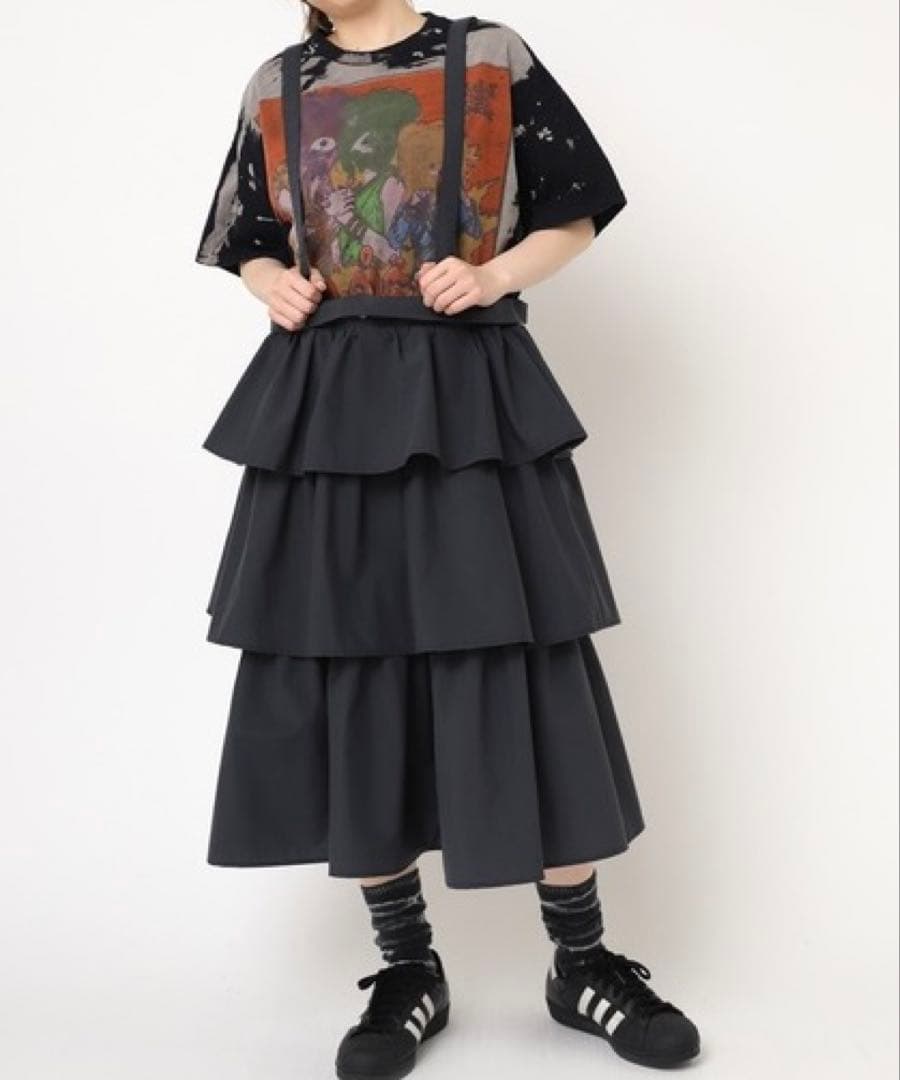 【moca⭐︎】RNA オーバーオールティアードワンピース