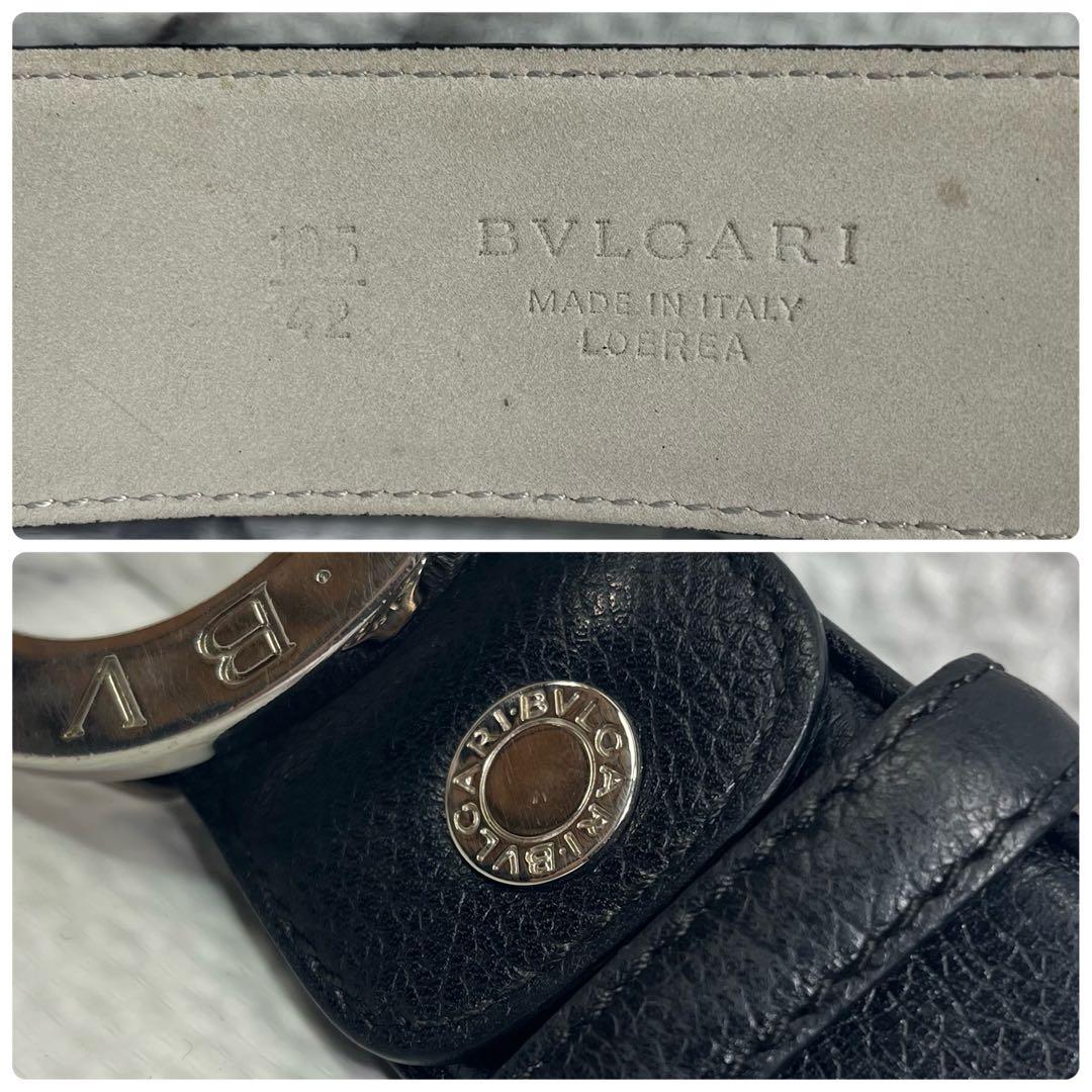 noriわんこ(=∵=)/ BVLGARI レザーベルト　サークルロゴ