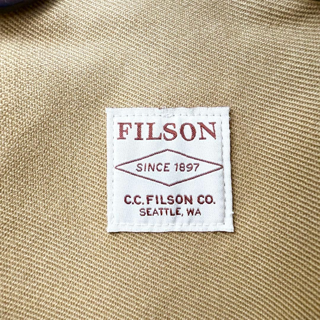 フィルソン オープントートバッグ ラゲッジ ツイル 肩掛け A4可 タン