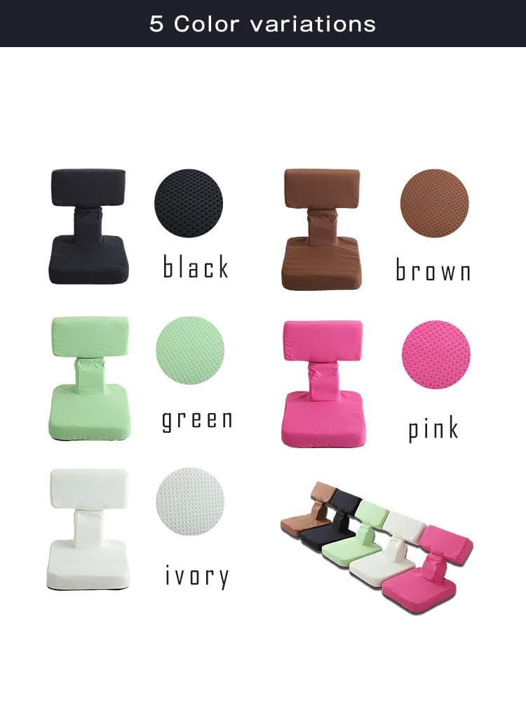 ゲーム ファン必見 待望の本格ゲーム 座椅子（布地） 6段階の リクライニング