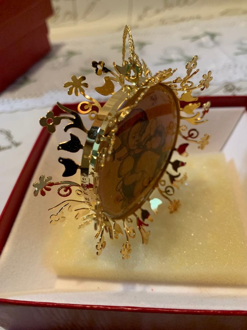 ゲーベル人形　ビンテージ24金仕上クリスマスオーナメントコレクション6個セット！