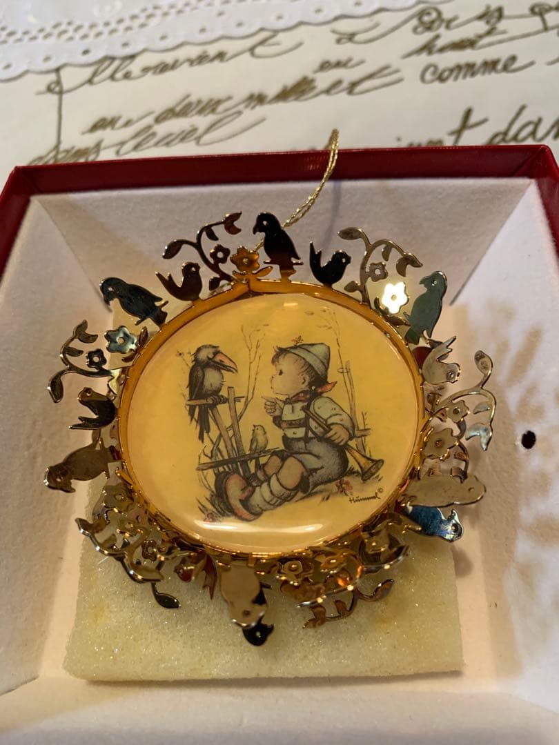 ゲーベル人形　ビンテージ24金仕上クリスマスオーナメントコレクション6個セット！