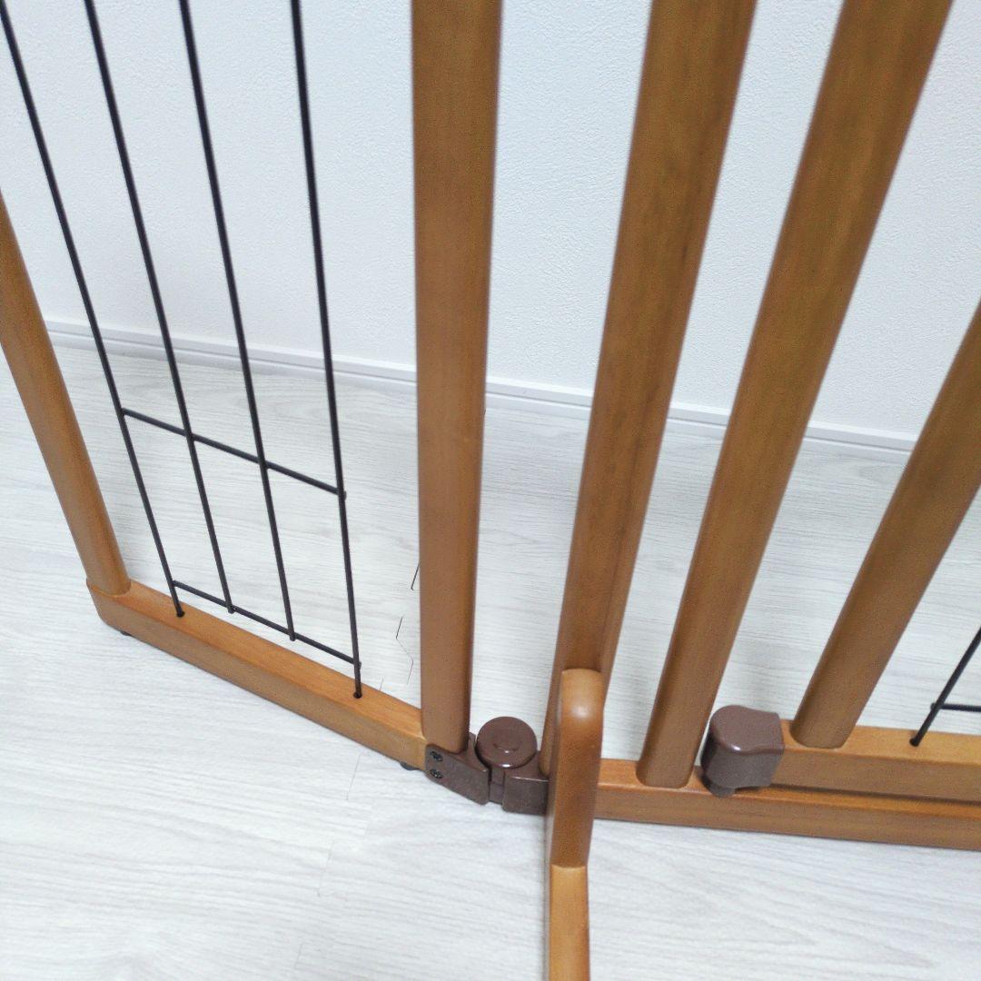 ✨️美品✨️Richell リッチェル ペット用 木製おくだけドア付ゲート S