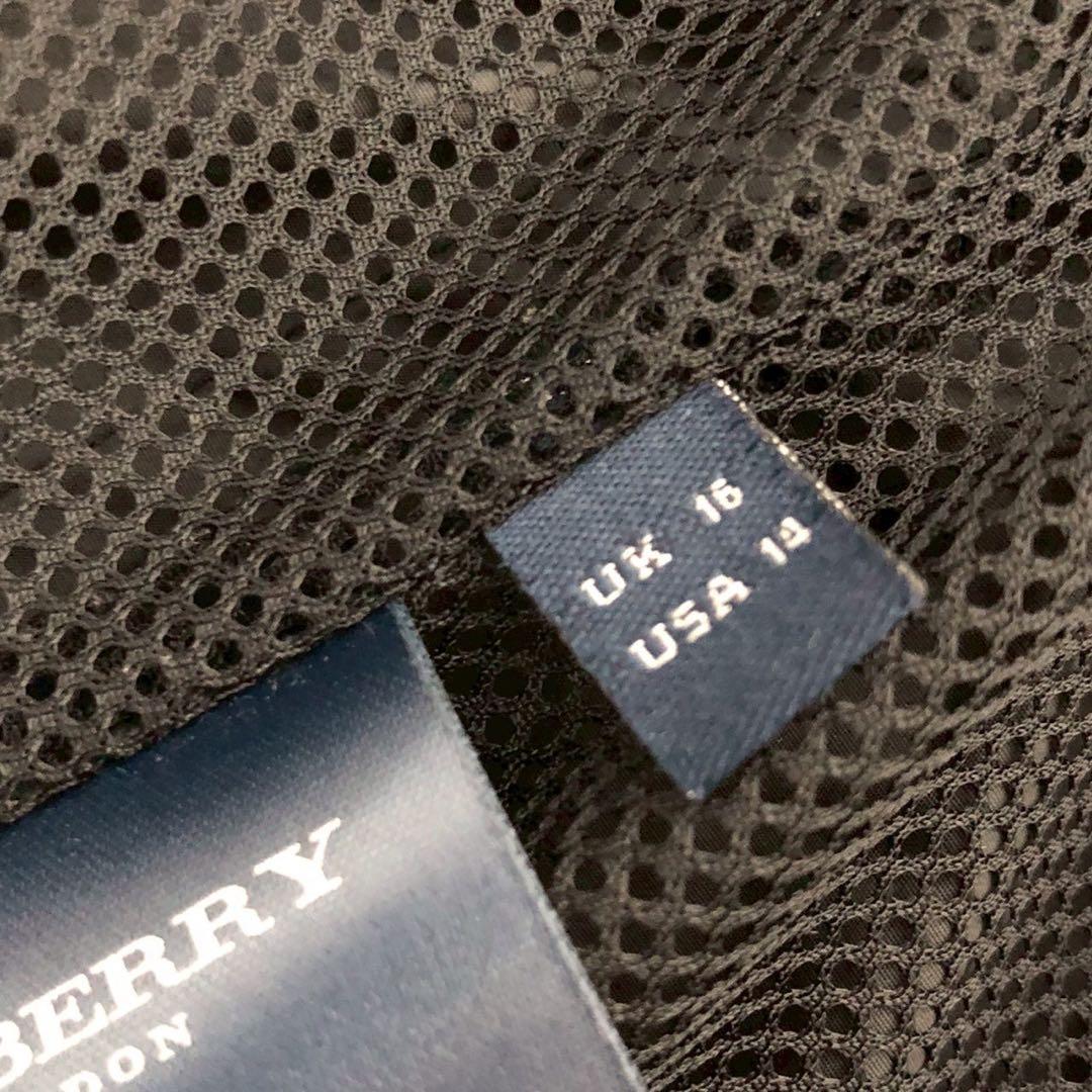 良品◎ポケッタブル◎Burberry London トレンチコート 黒 ブラック